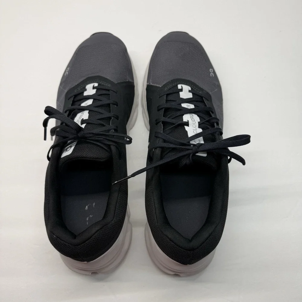 On Cloudrunner Eclipse Frost Men's Running Shoes Size 11 Black And Grey - Picture 6 of 10